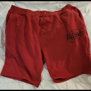 Men's Volcom Shorts, Size XL, Red